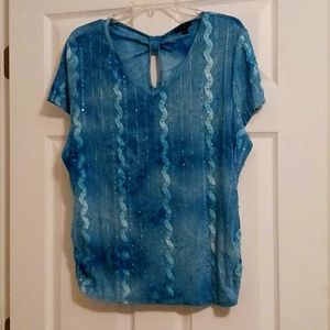 Sami & Jo Dress Ocean Blue Sequin Top